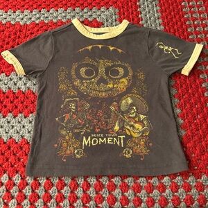 Disney Coco shirt size XXS (2-3) Seize Your Moment ringer tee